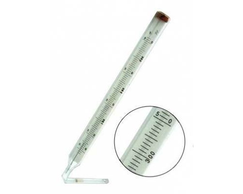 Термометр технический угловой ТТ-К У №4, ВЧ 240 мм, НЧ 201 мм, ЦД 0,5