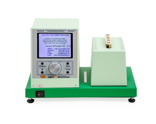 Аппарат ЛинтеЛ КАПЛЯ-20Р для определения температуры каплепадения нефтепродуктов