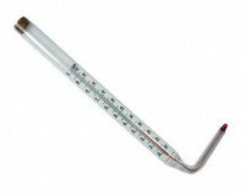 Термометр технический угловой ТТЖ У №5, ВЧ 160 мм, НЧ 141 мм, ЦД 2