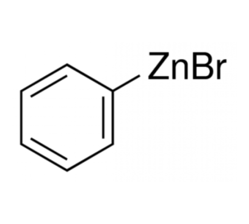 Фенилцинк бромид, 0,5 М в ТГФ, упакованы в атмосфере аргона в герметично закрываемых ChemSeal ^ т бутылок, Alfa Aesar, 50мл