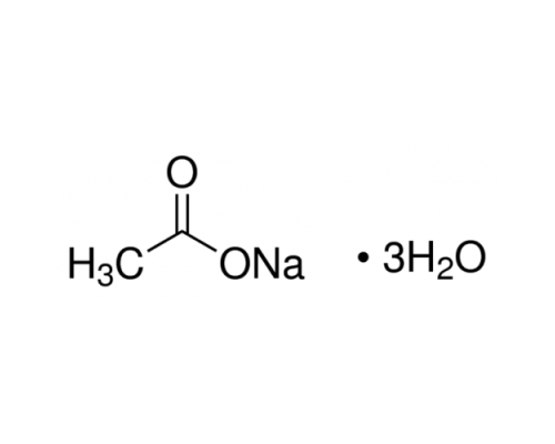 Натрия ацетат 3-водн., (RFE, USP, BP, Ph. Eur.), Panreac, 500 г