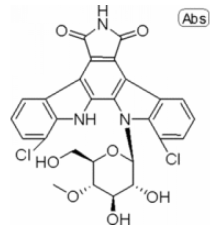 Ребеккамицин твердый, 98% (ВЭЖХ), от Saccharothrix aerocolonigenes, Sigma R4900.