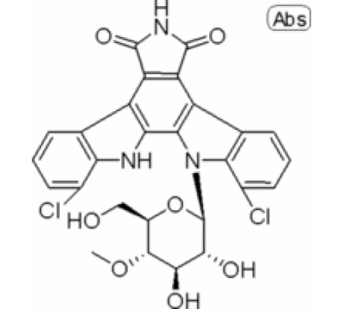 Ребеккамицин твердый, 98% (ВЭЖХ), от Saccharothrix aerocolonigenes, Sigma R4900.