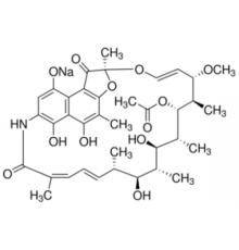 Активность натриевой соли рифамицина SV: 900 Единиц (в сухом виде) Sigma R8626