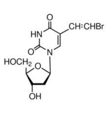 (E) -5 - (2-бромвинил) -2'-дезоксиуридин, 98%, Alfa Aesar, 250 мг