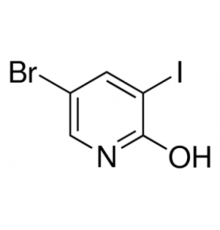 5-Бром-3-йод-2-гидроксипиридина, 97%, Alfa Aesar, 1г