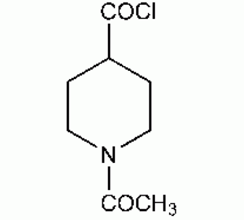 Хлорид 1-ацетилпиперидин-4-карбонил, 97%, может содержать до около 1M HCl, Alfa Aesar, свободный 5 г