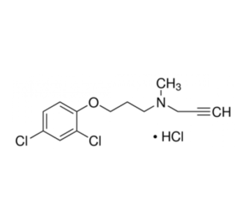 N-Метил-N-пропаргил-3- (2,4-дихлорфенокси) пропиламина гидрохлорид 97% (GC) Sigma M3778