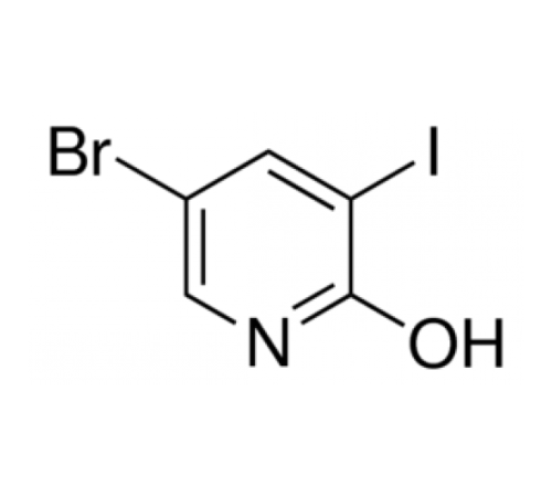 5-Бром-3-йод-2-гидроксипиридина, 97%, Alfa Aesar, 5 г