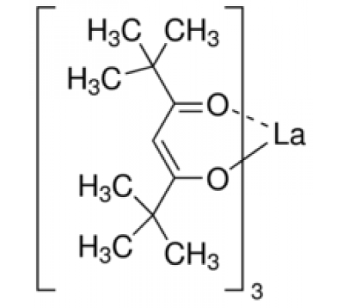 Трис (2,2,6,6-тетраметил-3,5-гептандионато) лантан (III), 98%, Alfa Aesar, 5 г